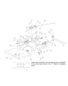 Part Location Diagram of 01006804 MTD Harness